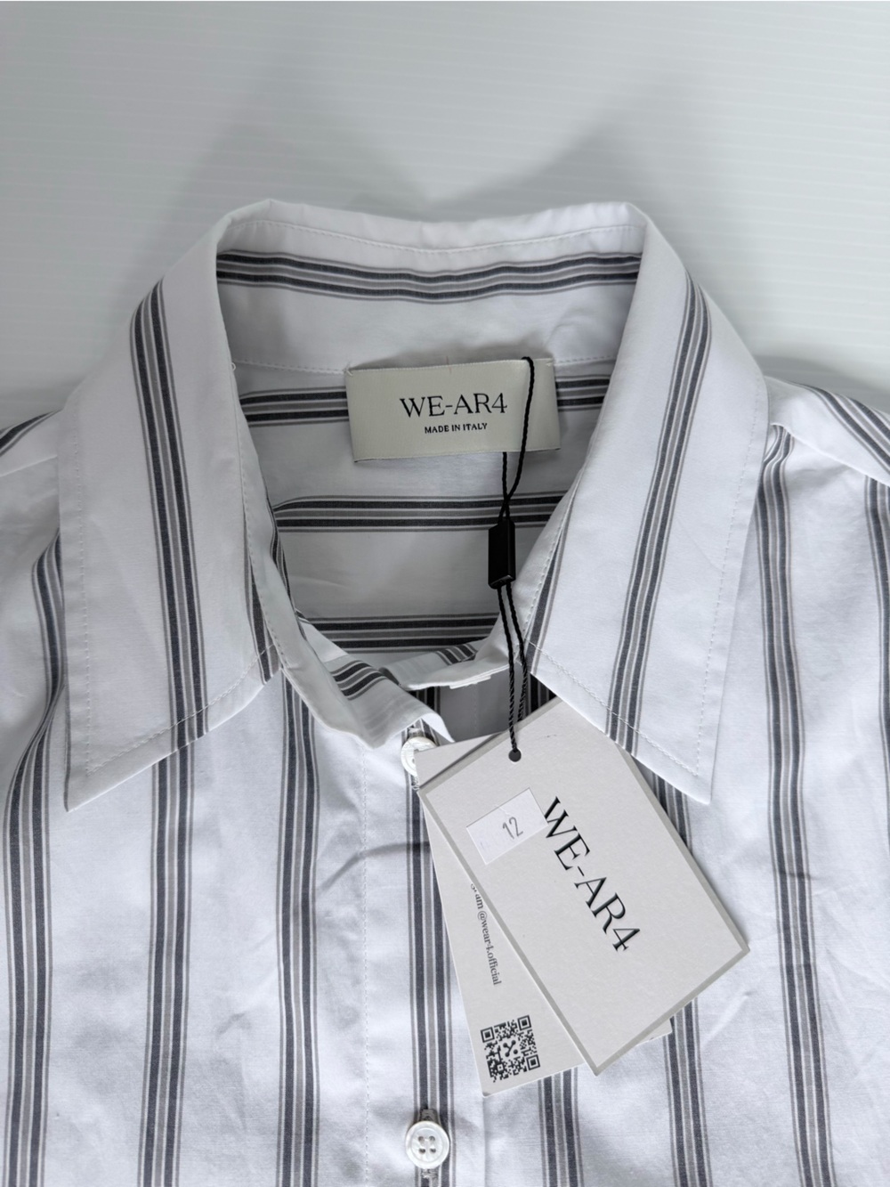 Striped Collared Camisole Top